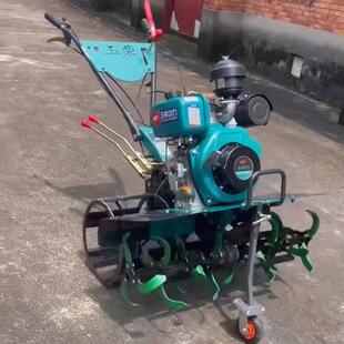 玉柴新款四驱微耕机直连式水旱两用柴油大马力旋耕开沟培土起垄