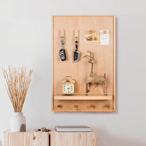 配电盒简约画框挂开关物箱遮丑遮挡电闸实木弱电表置装饰现代物架