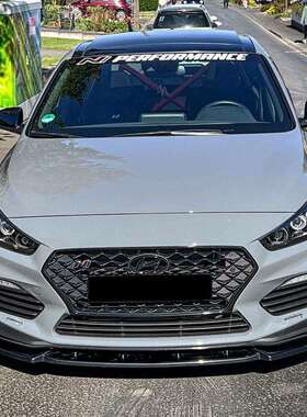适用现代I30N MK3 MK3.5 2017+前杠前唇前铲外饰改装