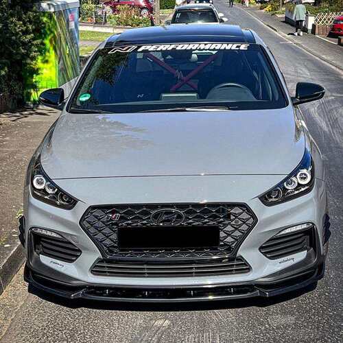 适用现代I30N MK3 MK3.5 2017+前杠前唇前铲外饰改装