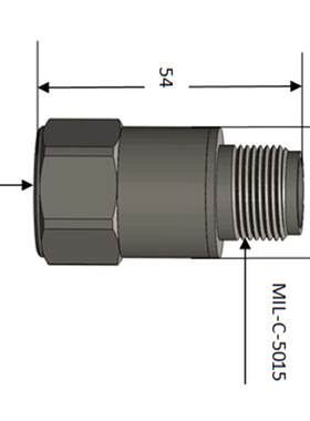 加速度传感器HK-A16T35震动测量探头一体化振动变送器TNC插座输出