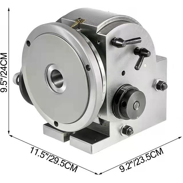 B三S-2型万度能分度头，8200万能分头，配寸尾座2BS-2-8寸00爪卡