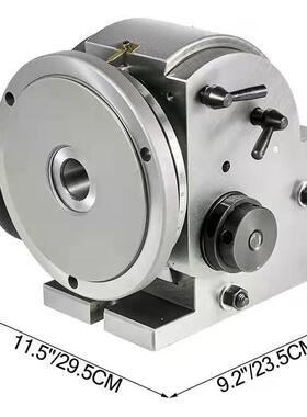 B三S-2型万度能分度头，8200万能分头，配寸尾座2BS-2-8寸00爪卡