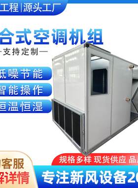 新风净化恒温恒湿柜式空调处理机组冷暖两用组合式空调机组设备