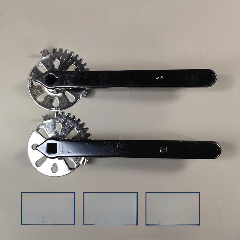 蝶阀不锈钢冲压手柄阀门配件阀门手柄开关蝶阀手柄圆孔方孔把手