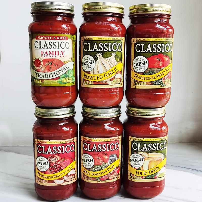 680g美国进口Classico Pasta Sauce经典牌多口味意面意粉酱汁