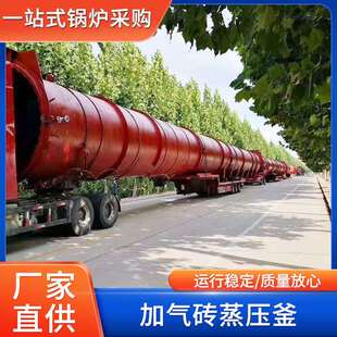 加气砖蒸压釜大型硫化罐电加热加气砖高压罐定型防爆卧式 蒸压釜