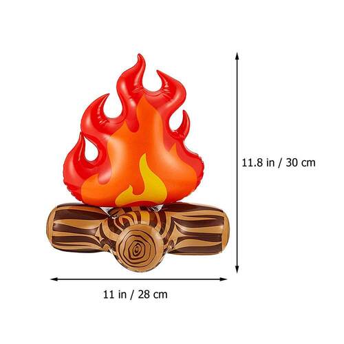 Inflatable Flame Model Yard Decoration Props Pvc Bonfire