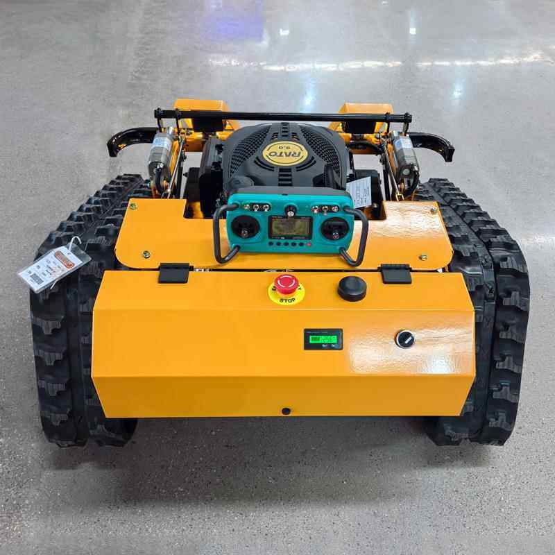 PHP遥控履割草机全地形果园农智用山区打草机自动能草带坪打碎草