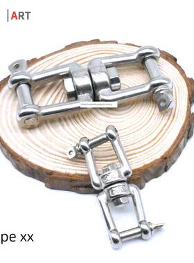 304不锈钢旋转环通用旋转Xx型Ox型8字炼连接扣绳配件M4/5/6