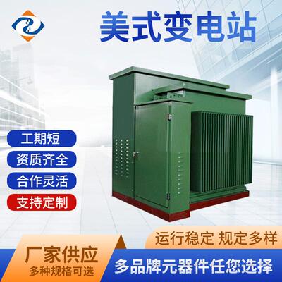 厂家直供一体式美式变压器 欧式变压器箱变欧变工程箱变竞标美变