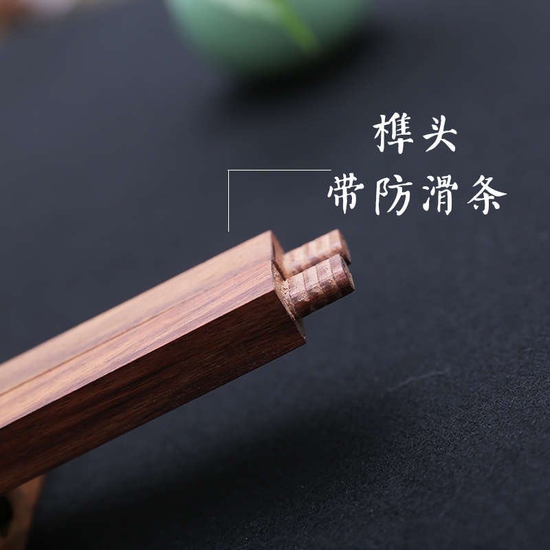 赵北笔挂笔架书法专用毛笔收纳架子实木简约毛笔挂架书桌毛笔架