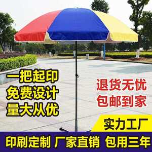 新款直销遮阳伞户外庭院两用钓鱼庭院伞摆摊防紫外线加固加厚