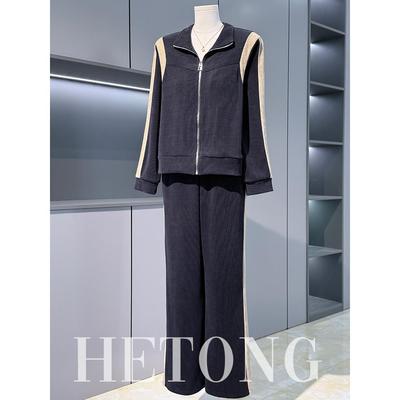 妈妈秋装休闲运动套装2025新款中老年女装春秋季洋气卫衣开衫外套