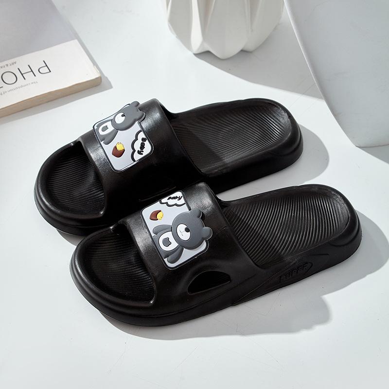 新款夏季凉拖鞋女居家卡通室内浴室洗澡拖鞋可爱外穿软底防滑耐磨