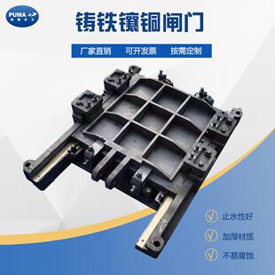 铸铁镶铜闸门启闭机双向止水圆形方形闸门渠道水库水电站