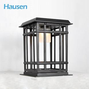 太阳能柱头灯草坪灯墙头灯景观庭院灯家用防水户外门柱灯简约现代