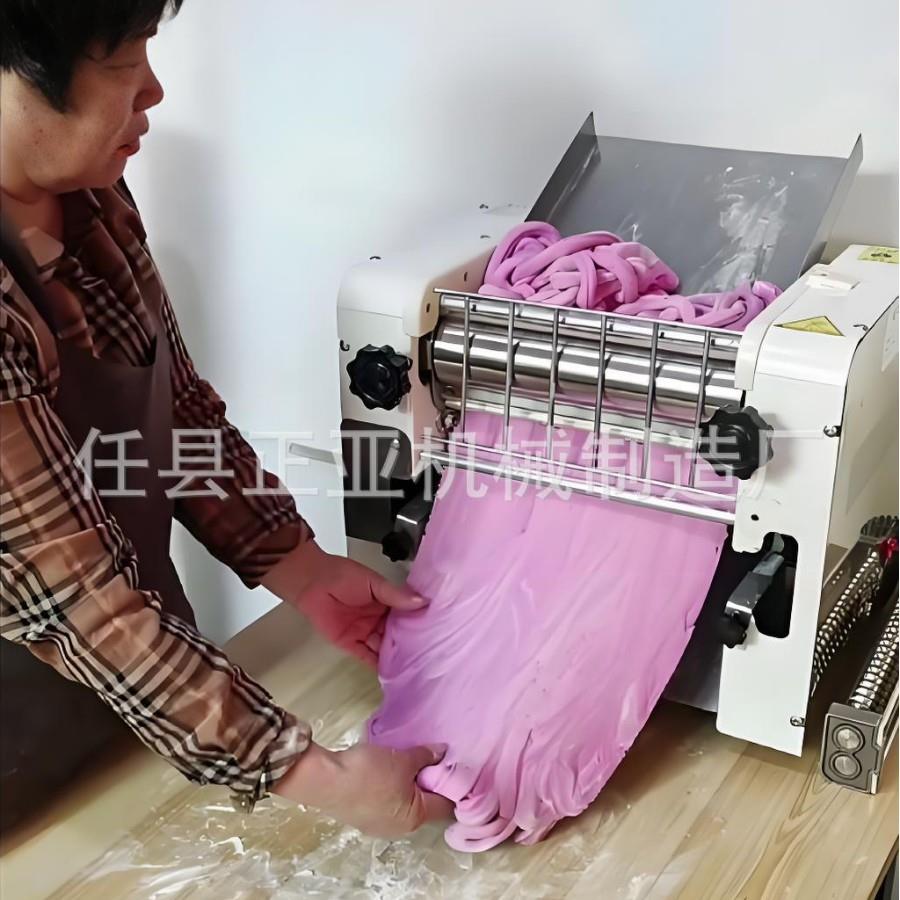 商用自动不锈钢揉面压皮机轧面机不黑面压面机轻松制作馒头拉面