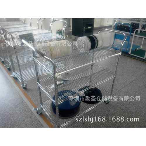 smt物料货架贴片料架电阻电容防静电物料车二三极管上下料盘推车