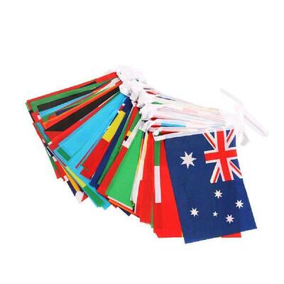 National String Flag Banner 100 Countries World Flags Small