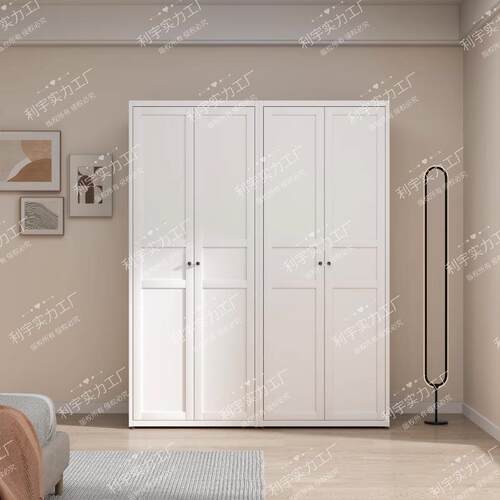 钢制衣柜家用卧室铁艺儿童衣柜简约现代大容量金属衣橱铁皮储物柜