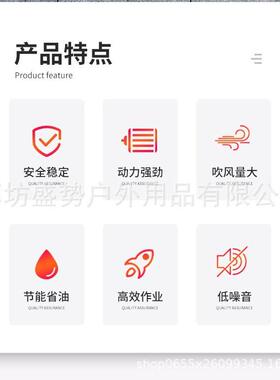 便式携高速风力灭火机工JPK地清扫汽吹风吹机大油功率背负式大棚