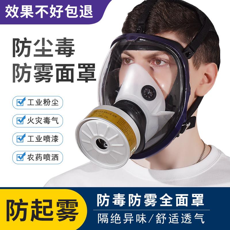 猪鼻子防毒面具全面罩消毒防烟面罩消防甲醛放毒氧气防尘全脸生化