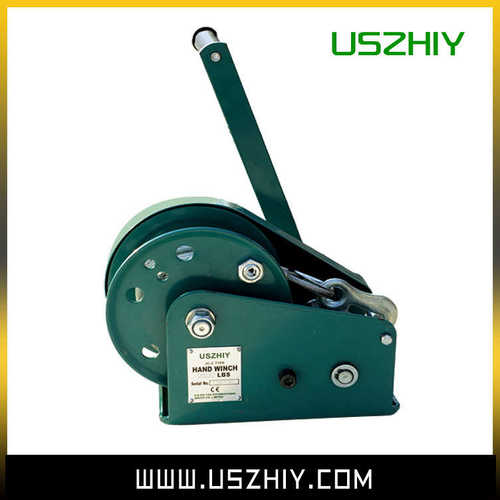 uszhiy牌进口自锁式手摇绞盘JC-C1200LBS小型绞车手动绞盘吊机