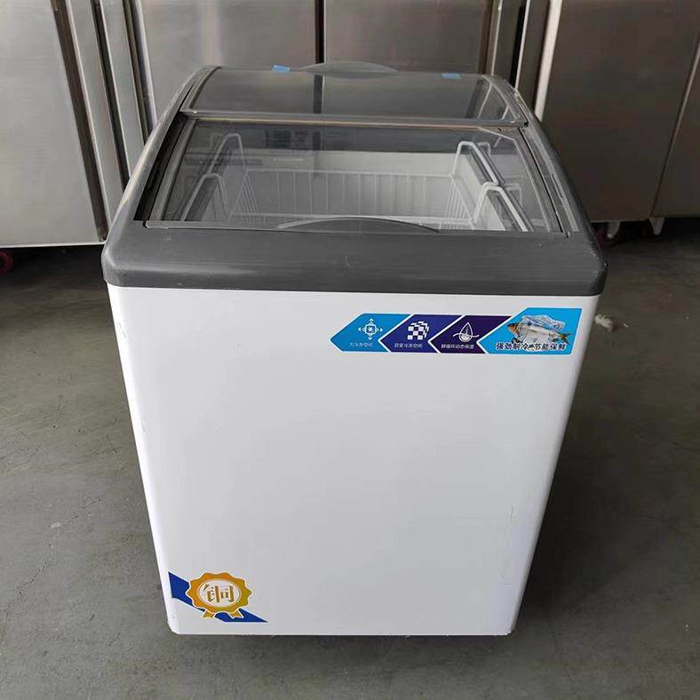 雪糕圆弧形玻璃门激凌冷冻展柜卧式冰柜柜冰棍无品牌/示冷藏柜冰