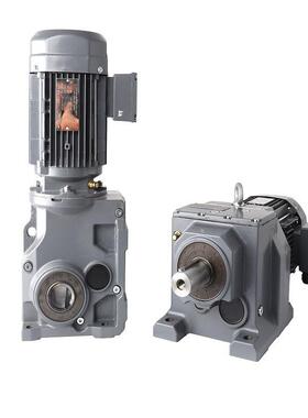 格瓦48V无刷电机伞齿轮减速机 智能搬运车400W~7.5KW无刷减速电机