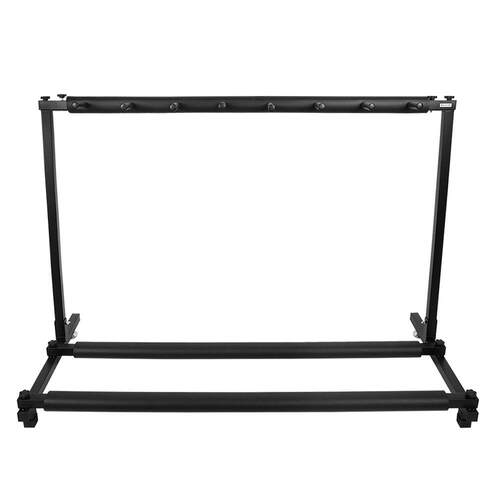 吉他排架7头可组装 琴行落地吉他方管七排民谣古典展示架厂家