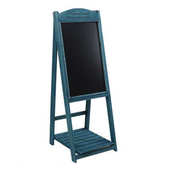 画板2018店门口展示架留言板新款 画板广告实木花架黑板 儿童