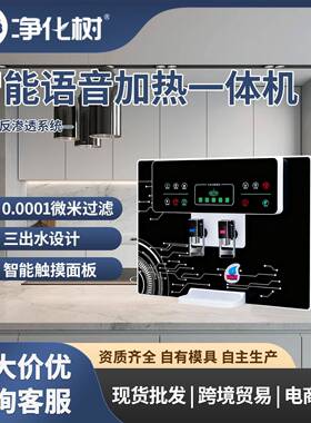 净水器直饮家用加热一体机厨房自来水井水过滤ro反渗透壁挂纯水机