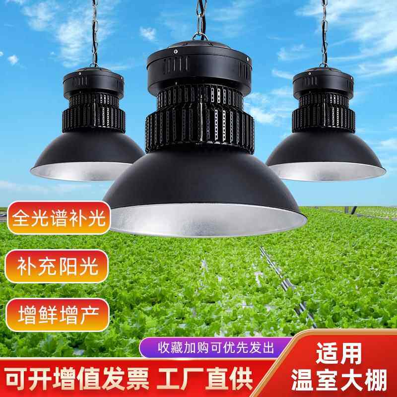 全光谱植物灯生长灯工矿灯火龙果花卉育苗大棚温室LED补光灯