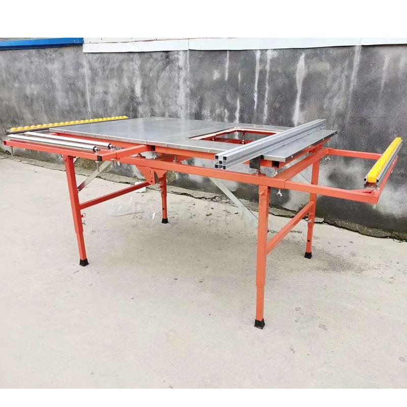 木板锯切下料机 装修施工用台式锯床 建筑装潢木工推台锯