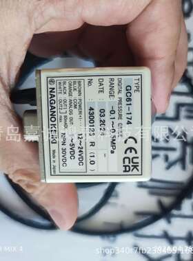 GC61-174-47N3800.1-0.5Mpa高精度电数字压力表长野计器nagano