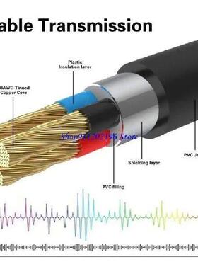 P82A 3.5mm Male to 2RCA Female Stereo Audios Cable for