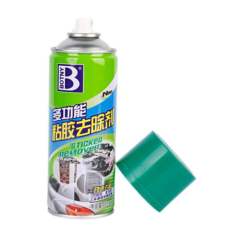 保赐利粘胶去除剂车窗广告清洗剂多功能泡沫不干胶去除剂表板蜡