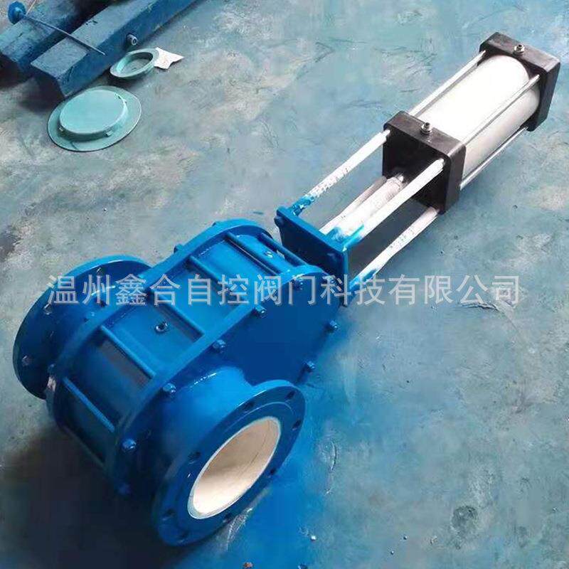 厂家金进料阀陶瓷球阀陶瓷双闸板阀法兰连接耐磨耐腐蚀阀门Z644TC