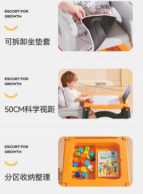 642A1L百变宝宝餐吃饭多0功能家用摔婴儿餐桌座椅儿童学椅习防椅