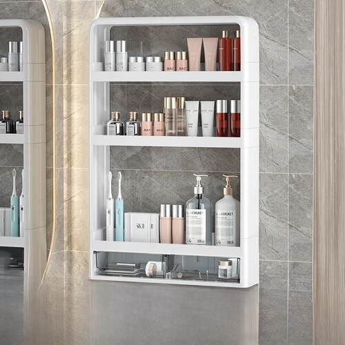 bathroom shelf toilet storage rack no punching shower racks