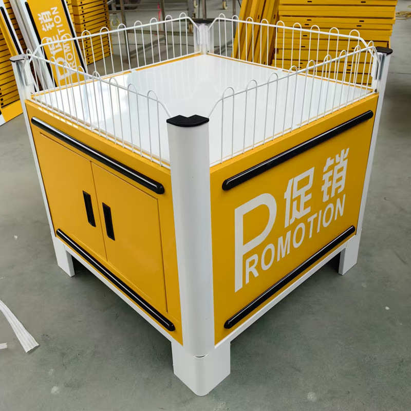 加工展示架商场便利店甩货堆头车加厚花车超市促销台
