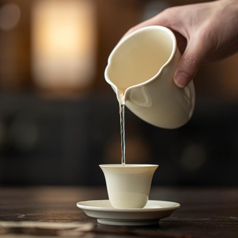 鼎舜手工定公道杯窑中式复DAB古创茶意芦分器匀杯家葫用陶瓷禅意