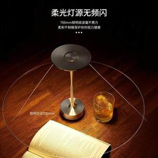 复古创意卧室床头灯餐厅酒吧桌灯户外餐桌露营氛围灯触摸充电台灯