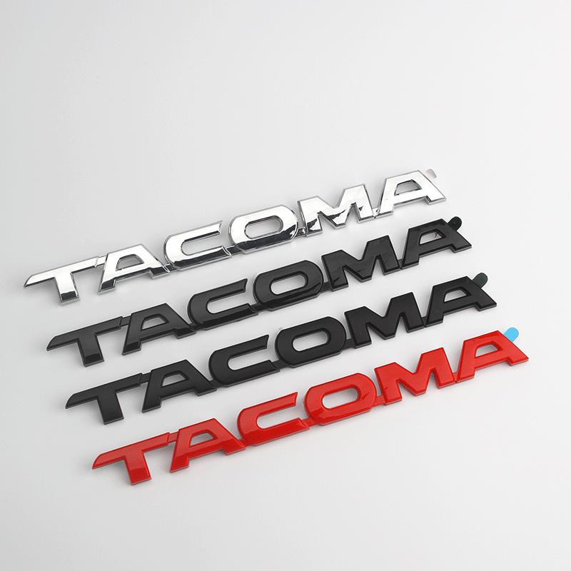 适用于丰田坦途车标 TACOMA塔库玛皮卡贴标 ABS车身改装标 侧标