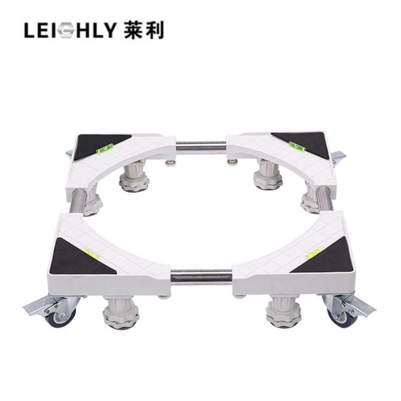 厂家批发不锈钢洗衣机底座托架脚架冰箱移动支架置物架