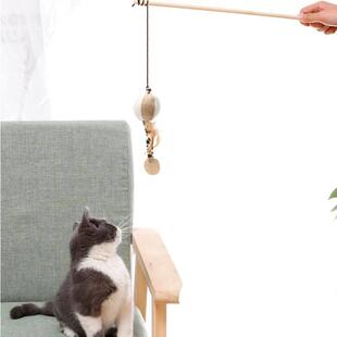 1PC Feather Teaser Funny Toys Colorful Kitten Cat Wand Rod
