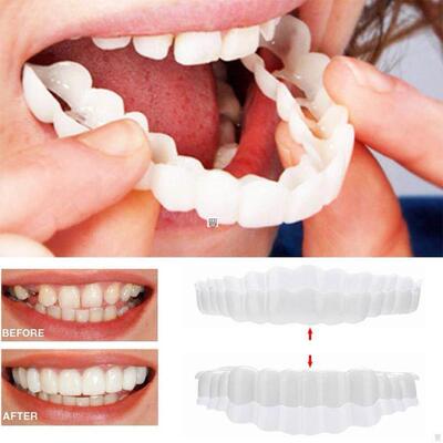 4pcs/Lot Snap On Smile Teeth Veneers Whitening Instant