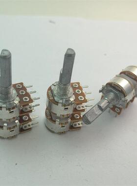 148型四联电位计 B100K B50K 柄长25MMF 12脚