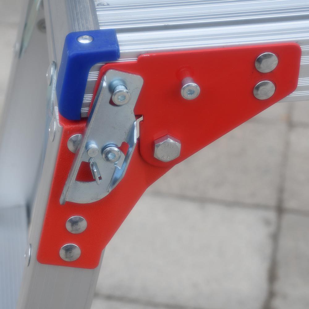 铝金折功夫马凳携叠脚手架装修防滑安PHA全梯工作梯平台梯洗合便